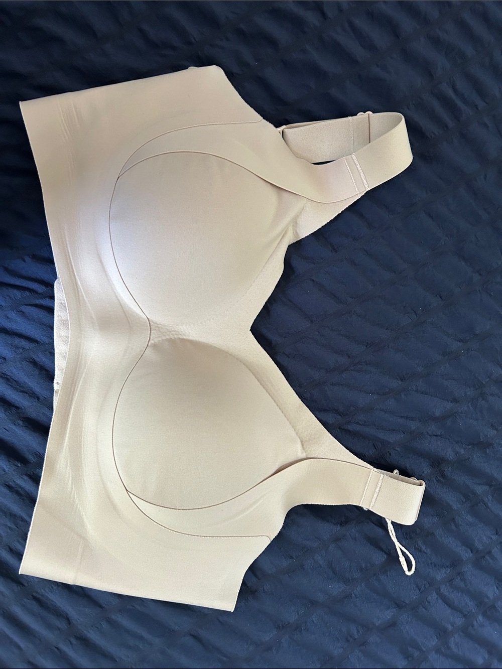 Seamless Wireless Support Bra in Nude-Cream